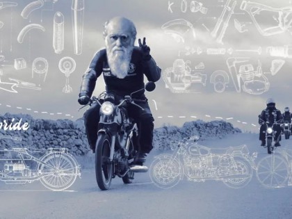 如果坐在摩托車上學歷史,我肯定考滿分